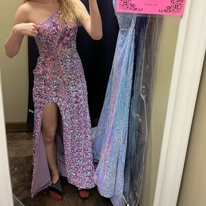 Tiffany Designs One Shoulder Prom Dress